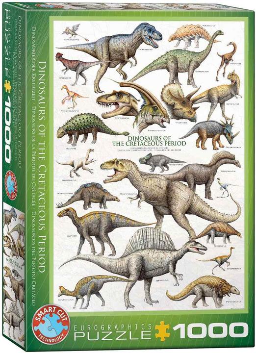 Produktbild Eurographics Dinosaurier der Kreidezeit (1000 Teile)