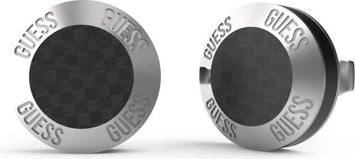Guess 12MM CARBON FIBER ENAMEL STUDS Ohrringe (Edelstahl)