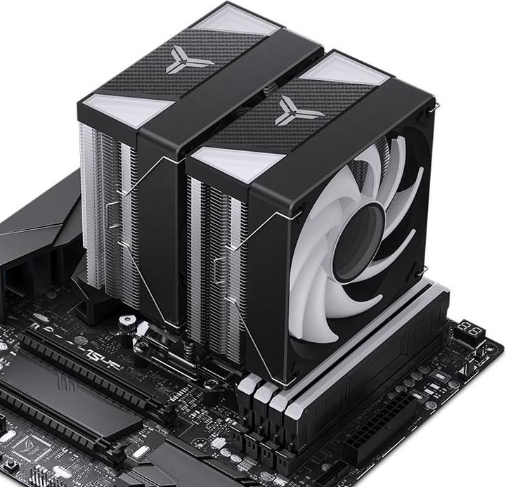 Actual product image Jonsbo CR-3000 CPU Cooler Dual Tower, ARGB - 2x 120 mm, black