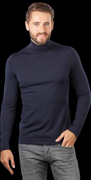 Drykorn Turtle Neck Joey Pullover Fine Knit Blue
