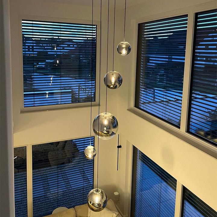 s.luce Orb Glaskugel Galerieleuchte 5m Abhängung (E27)
