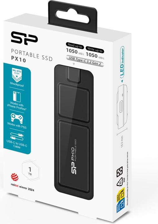 Actual product image Silicon Power PX10 (1000 GB)