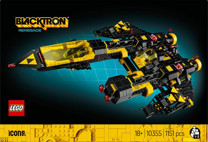 Image du produit LEGO Blacktron Renegade (10355, LEGO Icons, LEGO difficiles à trouver)