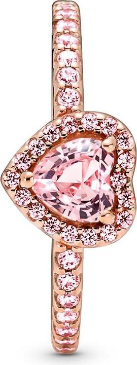 Immagine prodotto Pandora Anello a cuore scintillante in oro rosa 14k (56, 925 Argento)