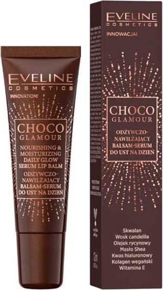 Eveline Choco Glamour Nourishing And Moisturizing Lip Balm-Serum Day 12Ml (12 ml)