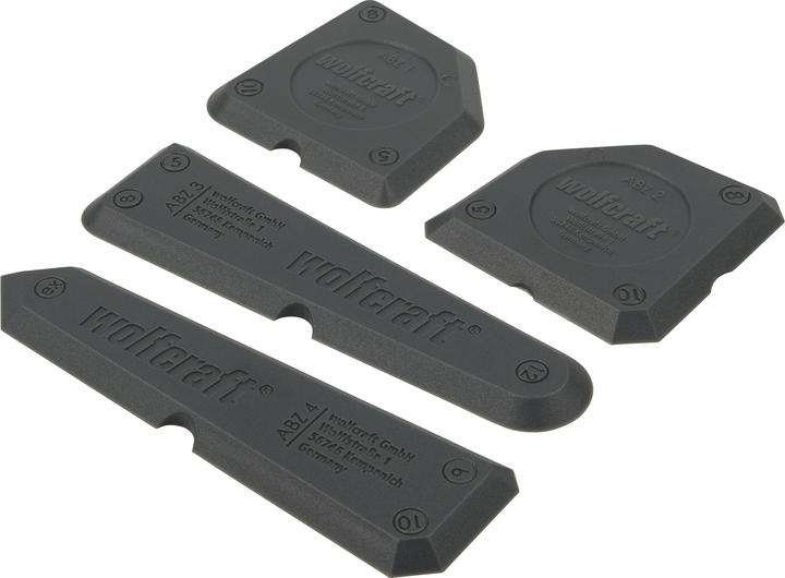 wolfcraft wolfcraft 1 Silikonabzieher-Set 4 tlg. (21 cm)
