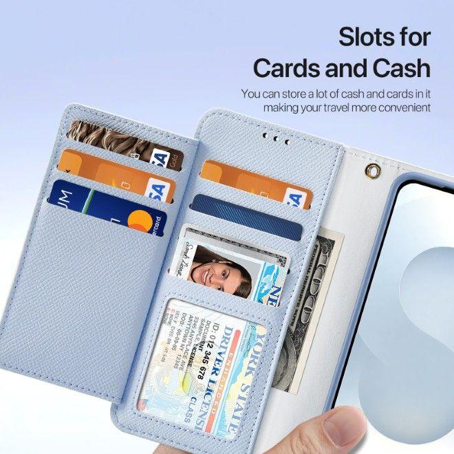 Produktbild Dux Ducis Lawa Series MagSafe Kunstleder Bookcover Hülle (Samsung Galaxy S25 Edge)