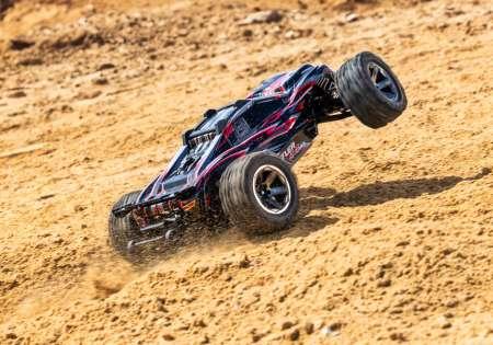 Actual product image Traxxas Rustler 4x4 Vxl HD without battery and charger (RTR Ready-to-Run)