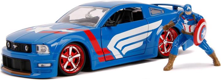 Image du produit Jada Avengers Captain America avec voiture 1:24