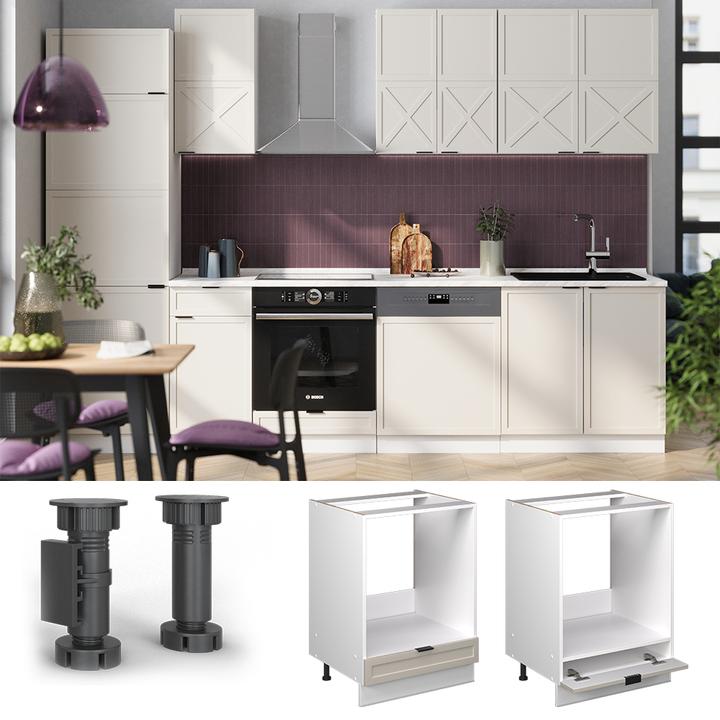 Produktbild Vicco Herdumbauschrank Fame-Line (60 x 82 x 60 cm)