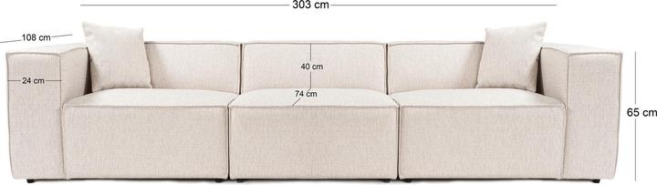 Produktbild Atelier del Sofa Lora (3-Sitzer)