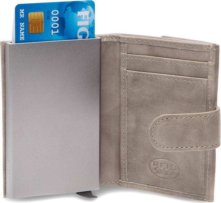 Produktbild The Chesterfield Brand Hannover Geldbörse RFID Schutz Leder 7 cm