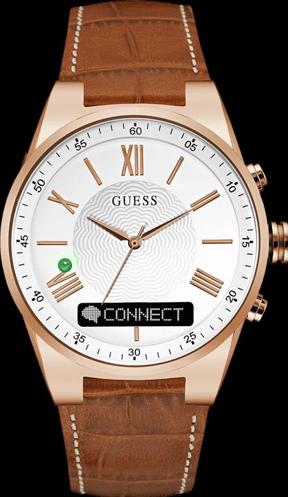 Actual product image Guess Connect (Chronograph, Analogue wristwatch, Digital watch, Hybrid watch, 45 mm)
