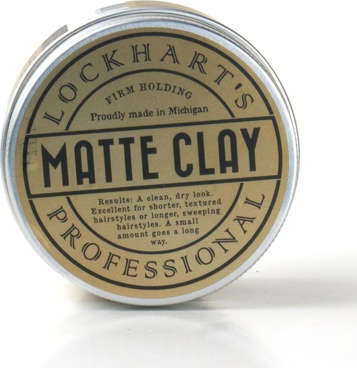 Actual product image Lockhart's Matte Clay Pomade (Hair wax, 105 ml)
