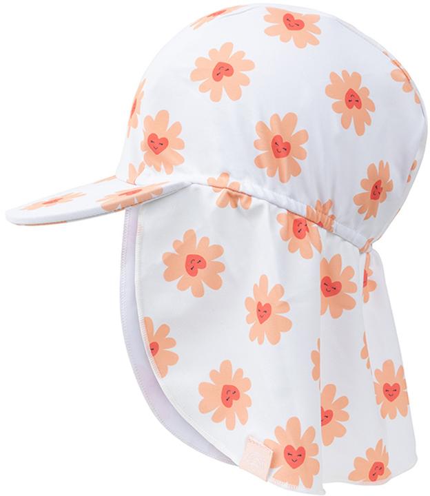 Swim Essentials Sonnenhut mit Nackenschutz Flower Hearts Gr. 48/50 (49)