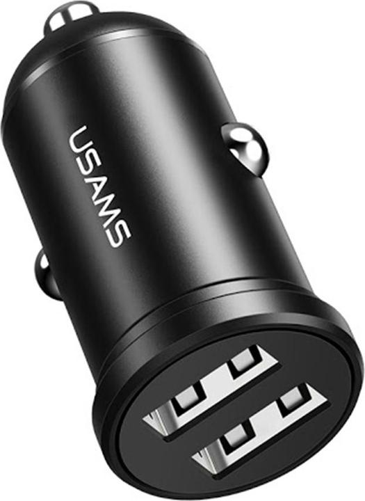 Produktbild Usams lad. sam. 2xUSB 2,4A Mini czarnyblack CC114TC01 USCC114