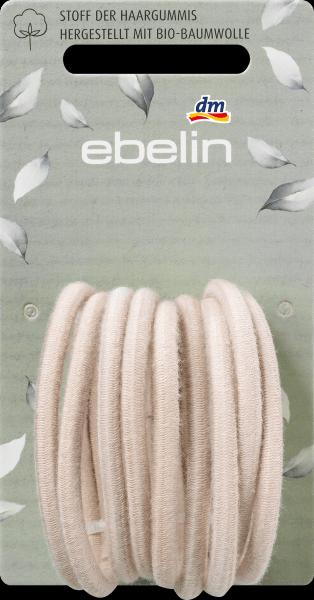 Produktbild dm ebelin Haargummis - Stoff hergestellt mit Bio-Baumwolle (Haargummi)