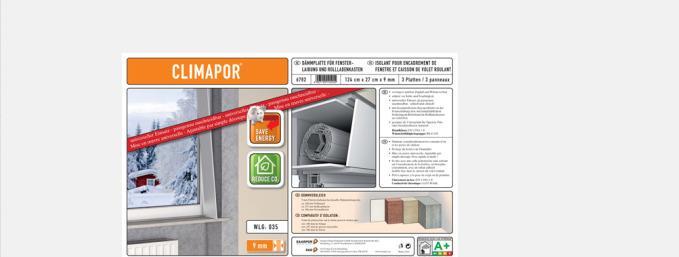 Produktbild Climapor Rollkasten und Fensterleibung (Weiss)
