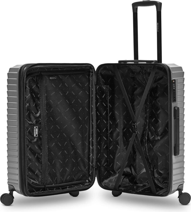 Actual product image Redolz Essentials 18 4 Rollen Trolley 66 cm mit Dehnfalte (72 l, M (50 - 90l))