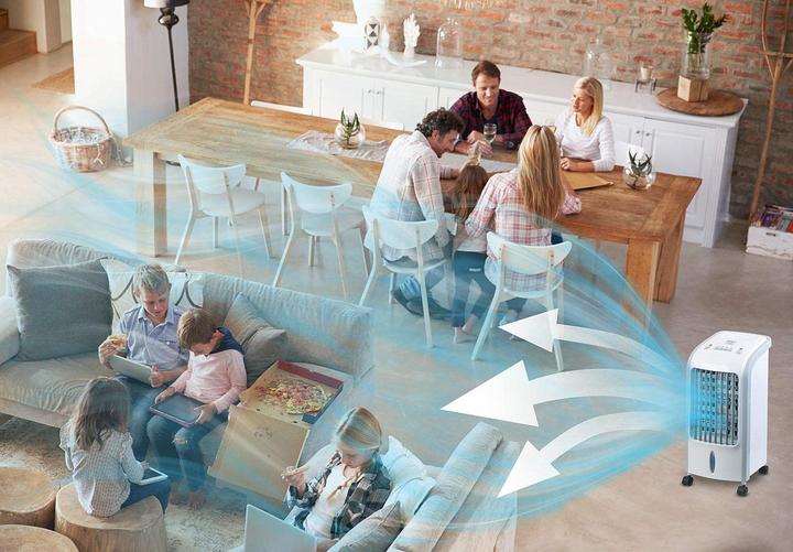 Produktbild Sichler Luftkühler und -befeuchter mit Wasserkühlung & Swing-Funktion (20 m², 255.91 BTU/h)