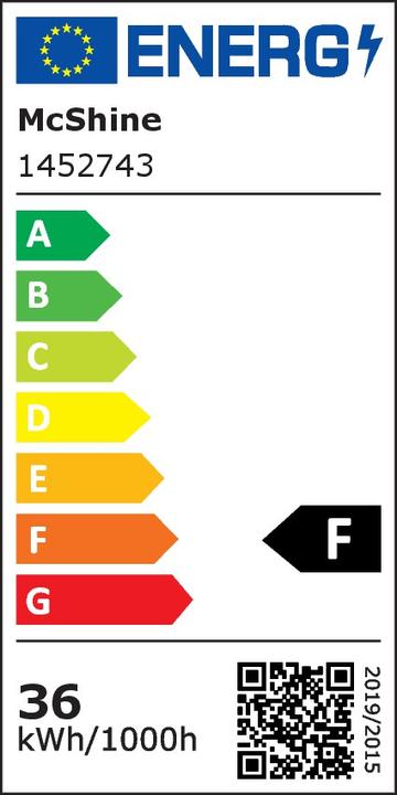 Etichetta energetica Click-licht Lampada ad asta a LED (R7, 4 W, 400 lm, 1 x, F)