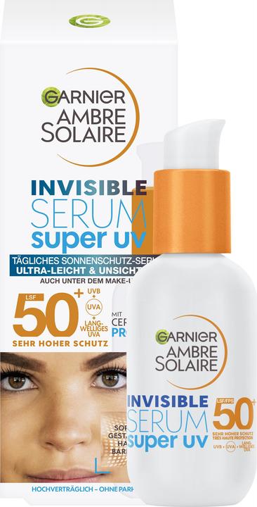 Produktbild Garnier Ambre Solaire Super UV (Sonnencreme Gesicht, SPF 50+, 30 ml, 111 g)