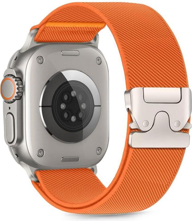 Produktbild 4Kom Nylon Clasp for Apple Watch 44/45/46/49mm - Orange