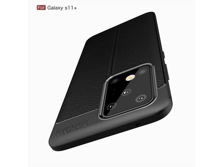 Actual product image Screenguard Samsung Galaxy S20 Ultra Case Leather Design TPU Cover (Samsung Galaxy S20 Ultra)