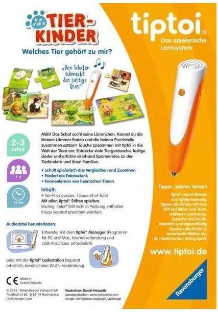 Actual product image tiptoi All my animal children (German)