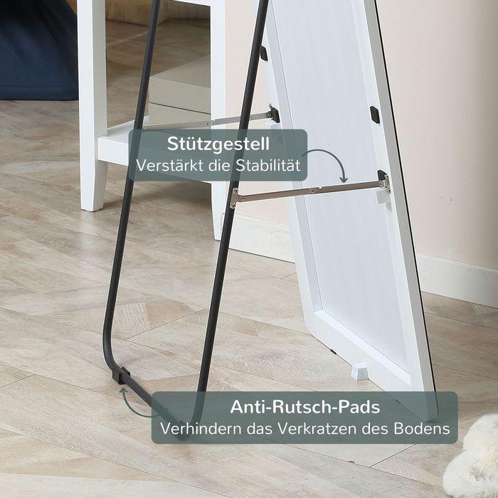 Produktbild Swisshandel24 Standspiegel, Ganzkörperspiegel mit Ständer, 45 x 160 cm Wandspiegel, Garderobenspiegel, Ankleidespi (37 x 158.5 cm)