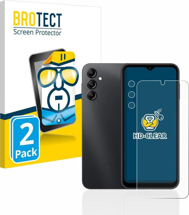 Produktbild BROTECT Schutzfolie Displayschutz Klar (2 Stück, Samsung Galaxy A14)