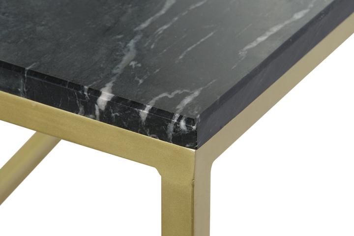 Productafbeelding DKD Home Decor Set of 3 tables Black Golden 50 x 35 x 60 cm