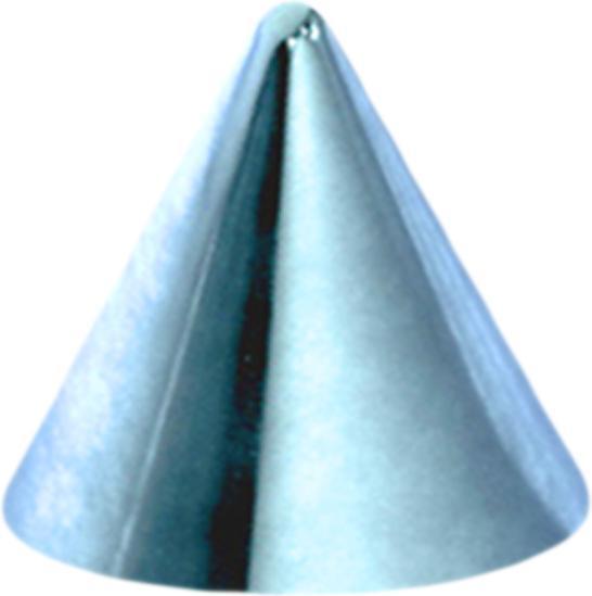Actual product image Star Piercing Micro Cone light blue (without brass, Titanium G23)