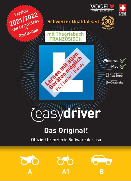 Produktbild easydriver 2021/22 inkl. Theoriebuch (1 User, 12 Monate)