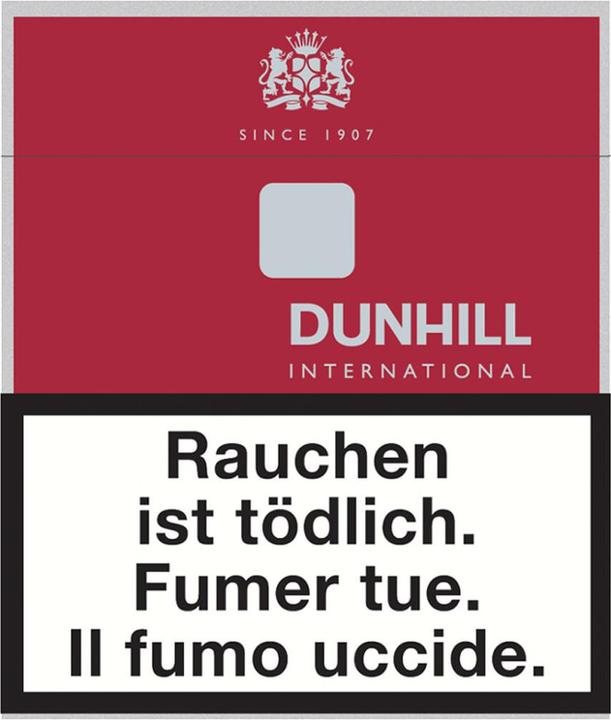Dunhill International Scatola rossa