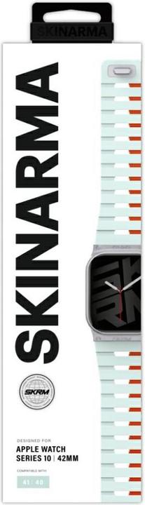 Actual product image Skinarma Strap Gemini for Apple Watch 42/41/40 mm light mint (Stainless steel, Plastic, Silicone)