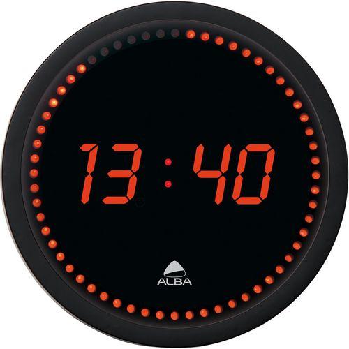 Produktbild Alba Wanduhr HorLED Rot, Schwarz (30 cm)