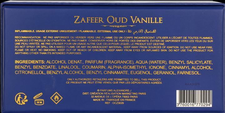 Actual product image Alexandre.J Zafeer Oud Vanilla Eau De Parfum Spray (Eau de parfum, 100 ml)