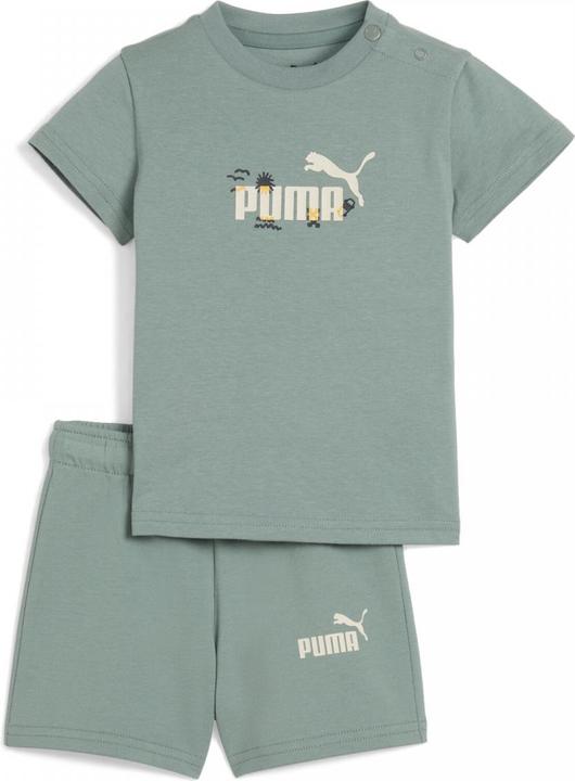 Actual product image Puma MINICATS SANDY ADVENTURES Tee and Shorts Set INF (104)