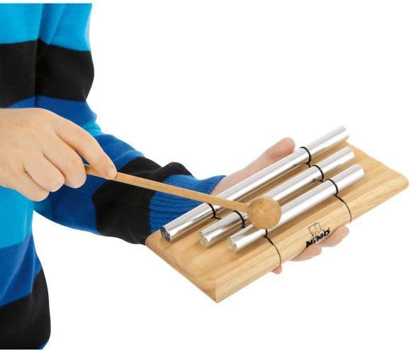 Actual product image Meinl Klangstäbe Nino 580 Energy Chimes 3 Töne mit Tuch (Percussion)