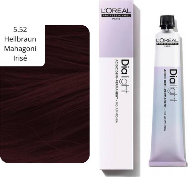Image du produit L'Oréal Professionnel Dialight (5,52 Iris brun pâle en acajou Iris)
