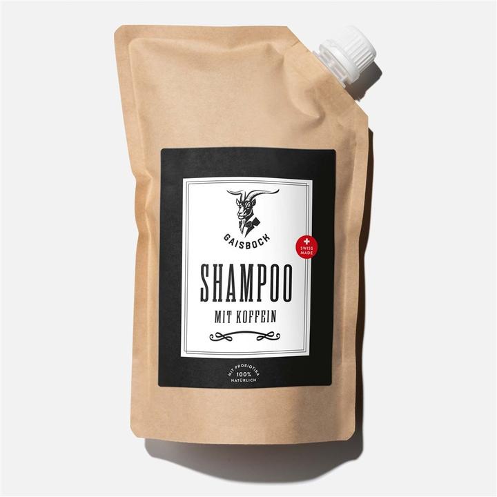 Actual product image Gaisbock Shampoo with caffeine refill (500 ml, Liquid shampoo)