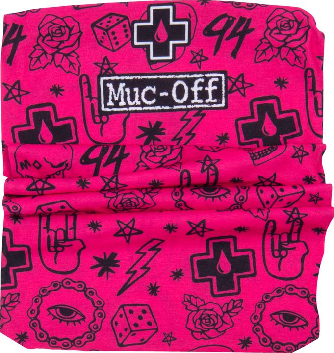 Actual product image Muc-Off Lightweight Neck Gaiter pink