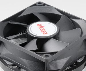 Actual product image Akasa Dual Socket Low Noise PWM CPU Cooler for 775/115X (53 mm)