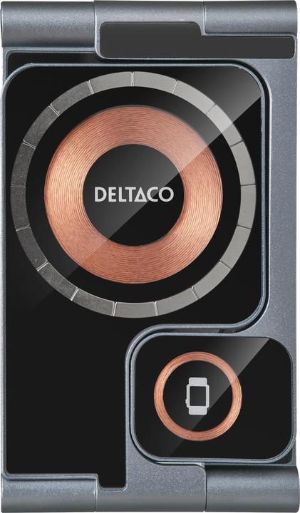 Actual product image Deltaco 3-in-1 wireless charger 18W faltbar (18 W)