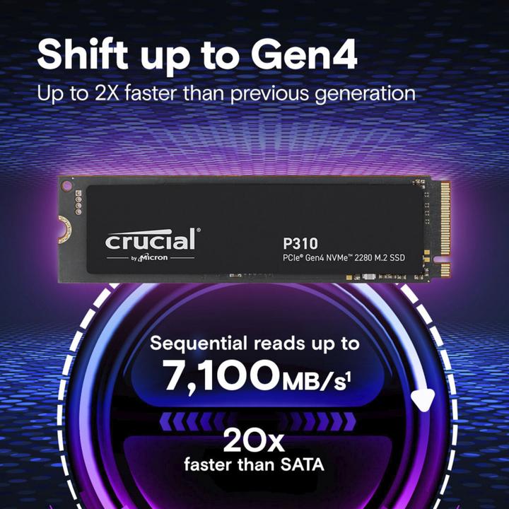 Productafbeelding Crucial P310 (2000 GB, M.2 2280)