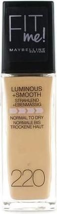 Actual product image Maybelline New York Fit Me! liquid make-up (220 Natural Beige)