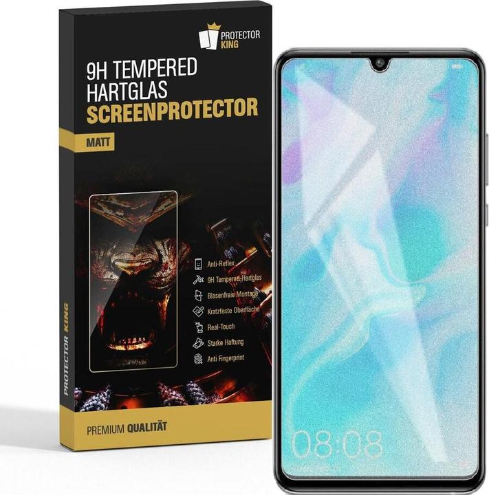 Produktbild Protectorking 3x Echtes Tempered 9H Panzerhartglas Matt Entspiegelt (3 Stück, Huawei P30 Lite)