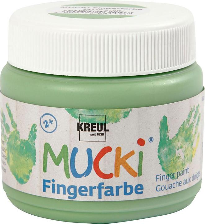Image du produit Mucki Peinture au doigt (Vert, 150 ml)