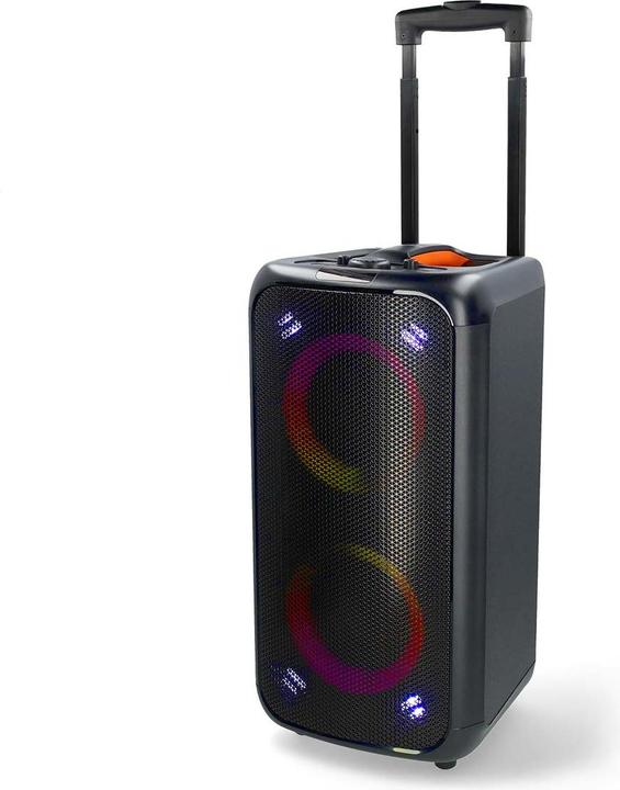 Actual product image Nedis Bluetooth® party speaker | max. battery life: 5 hours | 240 W | carrying handle | party light (5 h)